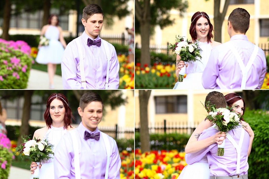 omni shore hotel modern same sex elopement dc wedding2