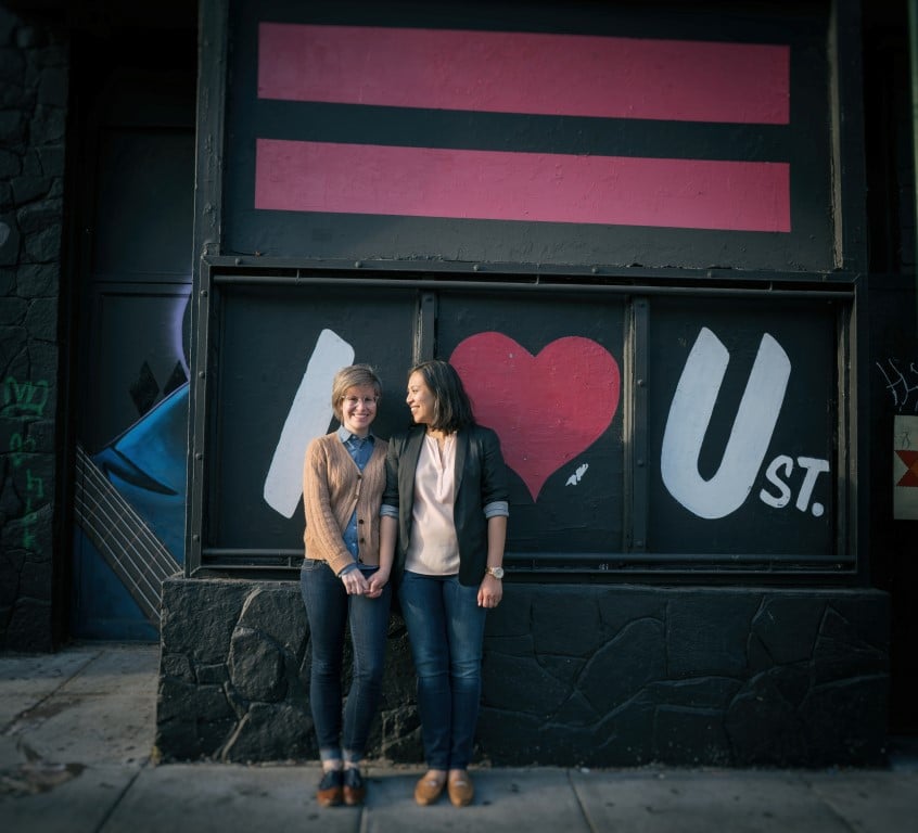 same sex dc engagement pictures rad alternative casual cool (2)