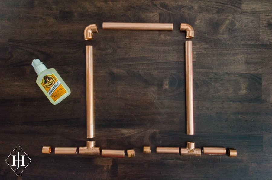 DIY Tutorial How to Make Your Own Copper Pipe Table Numbers Capitol